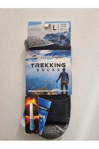 Gabriel Najdorf Termal Trekking Çorap Siyah-Gri