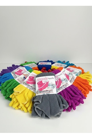 Lüx Vileda Uyumlu Mop Ucu Mikrofiber Başlık Çok Renkli