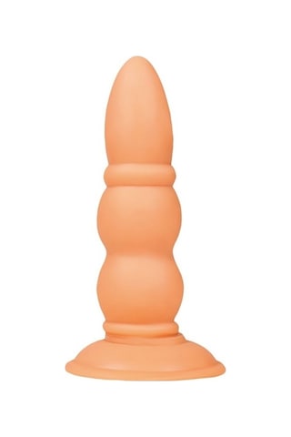Erofoni Yeni Nesil 15 CM Boğumlu Süper Realistik Vantuzlu Anal   Tıkaç Plug