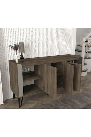 Dekorister Borges Konsol Cura-Nehirkumu-Antrasit