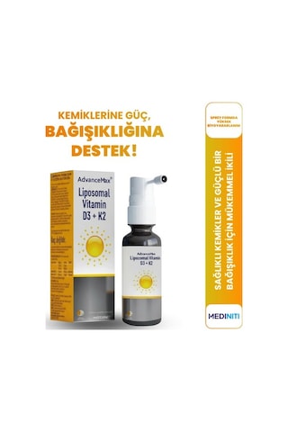 Advancemax Lipozomal D3k2 Sprey