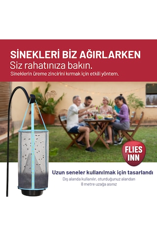 FLIES’ INN – LITE Karasinek Tuzağı ve 10 adet 25gr çekici yem