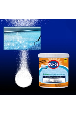 Ouhoe Zehirsiz Ve Tatsız Yüzme Havuzu Temizleme Deodorant Efervesan Tabletleri