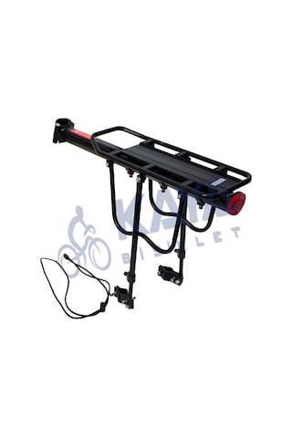 Kron Bisiklet Arka Bagaj Alüminyum Siyah