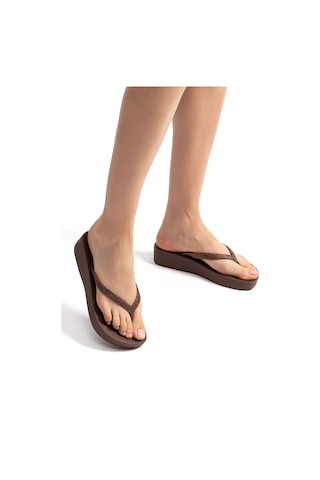 Ipanema İpanema Mesh Chic Kadın Parmak Arası Terlik Kahverengi 35/40 DD0081 Kahverengi