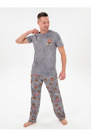 Instınıty Evde Giyilen Pantolon Takımı 316704875 Gri