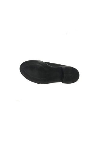 Comfort Shoes 235 Deri Trend Fashion Tokalı Kadın Babet Sıyah