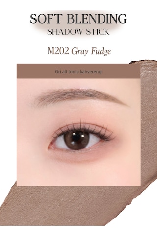Clio Soft Blending Shadow Stick M202 Gray Fudge