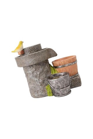 Pazly Ve Taşı Suntek Saksı Reçine Pot Kuş Şık Ev Etli Değirmen Ot