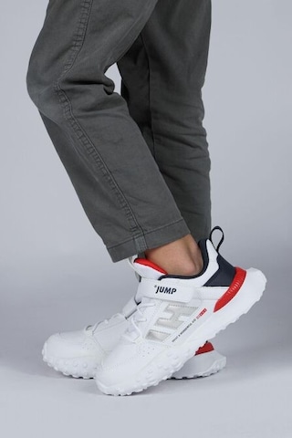 Jump 29602 Cırtlı Üniseks Çocuk Sneaker Günlük Spor Ayakkabı Beyaz Beyaz