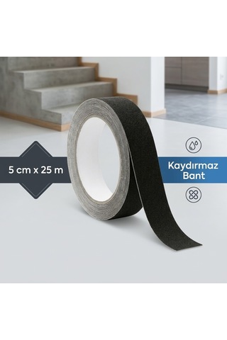 Merdiven Kaydırmaz Bant 5 Cm 25 Mt