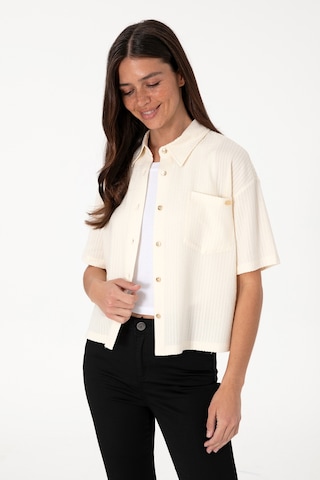 U.s. Polo Assn. Kadın Krem Gömlek Örme 50299843-vr071 Krem