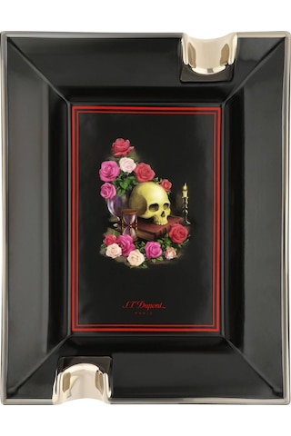 S.t. Dupont Memento Mori Porselen Siyah Küllük 6494