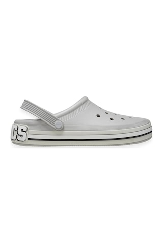Crocs 209651 Off Court Logo Clog Gri Erkek Terlik Gri