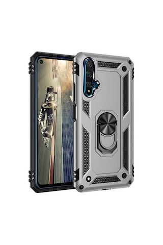 Huawei Nova 5T Kilif Zirhli Standli Miknatisli Tank Kapak 404029608