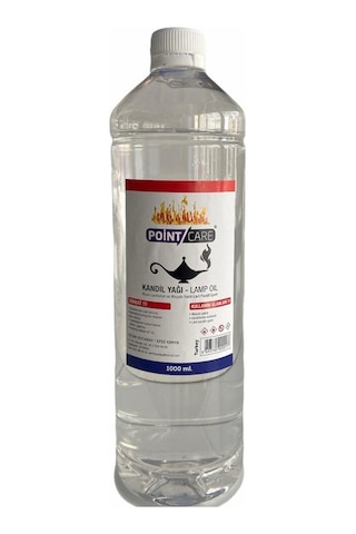 Şeffaf Kandil Yağı 1 Litre Kokusuz Dumansız Iç Mekan Gaz Lambası