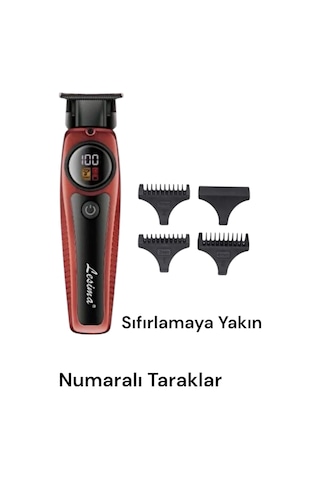 Jesus Pro Sakal Ense Tıraş Makinası Kozmetik 126 Mucize Tarak Hediyeli