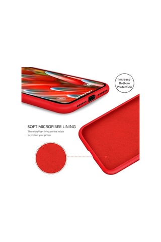 Apple Uyumlu iPhone XR Kilif Iç Kadife Tam Koruma Silikon Lansman 513107165