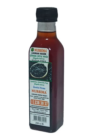 Nursima Çörek Otu Yağı 250 ML
