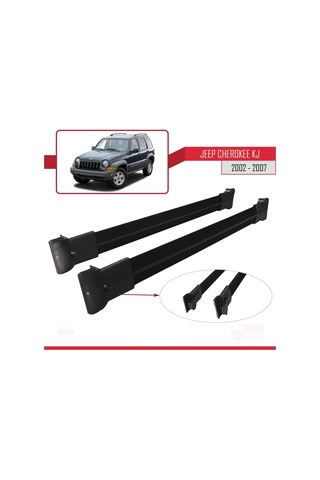 Jeep Cherokee (Kj) 2002-2007 Arası Fly Model Ara Atkı Tavan Barı (525994578)