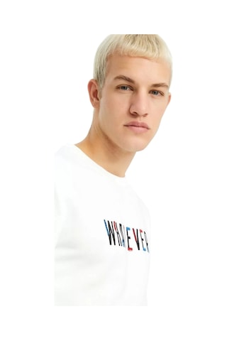 The Crow Whatever Erkek Sweatshırt Tc1904 Ekru