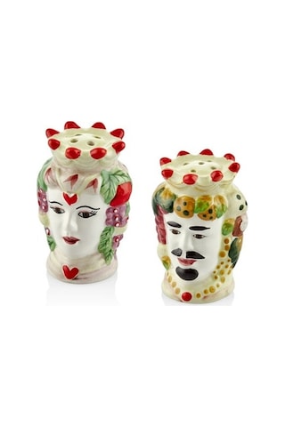 Tropie Kadın Erkek Dekoratif Tuzluk Ve Karabiberlik 8 CM