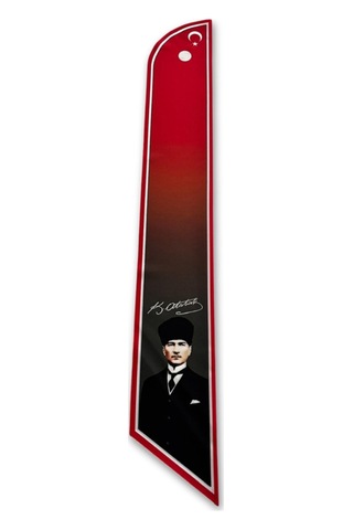 Tarzını Seç 10 Lu Atatürk Fotoğraflı Ve İmzalı Türk Bayraklı Kravat / Eşarp / Fular Set İmzalı10
