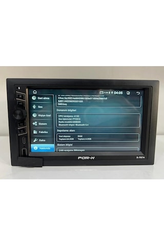 X-707a Uyumlu Android 7 İnç Double Teyp 4/64 Pro 9"