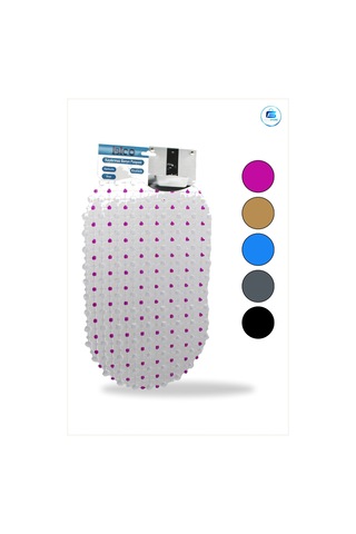 Oval Pvc Kaydırmaz Banyo Paspası Vantuzlu 33x61 Cm Duruş Yumuşak çok renkli