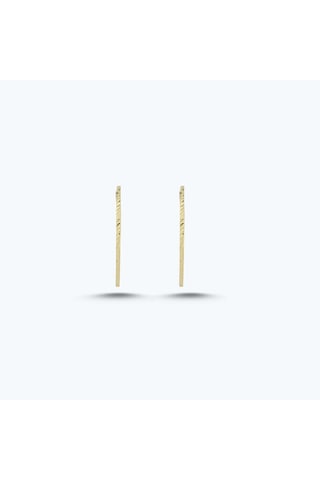 Altınbaş Altın Halka Küpe Akp0248-y-25977-30mm Çok Renkli