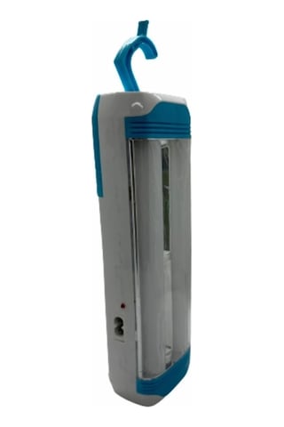 V-004 16 Ledli+smd Solar Güneş Panelli Ultra Güçlü Ledli Şarjlı Işıldak Açık Lacivert
