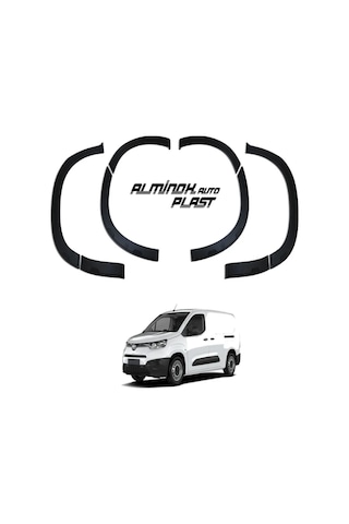 Toyota Proace City 2019 Ve Sonrası Çamurluk Dodik Set 8 Parça Abs