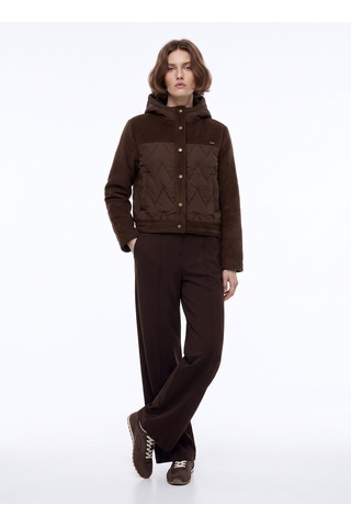 Jeep Kahverengi Kadın Relaxed Kapitone Mont J6wl-mnt7066 Kahve