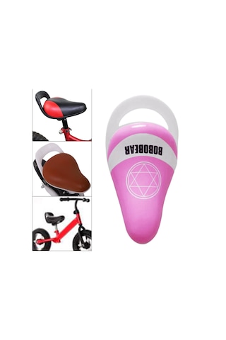 Homyl Çocuk Bisiklet Sele Kaymaz Koltuğu Bisiklete Binme Açık Pembe