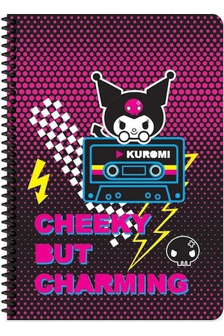 Keskin Color Kuromi A4 80 Yaprak Karton Kapak Defter 2 Li Set 3