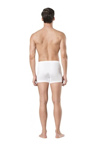 Pierre Cardin Erkek Ekonomik 4 Lü Pamuk Beyaz Boxer Beyaz