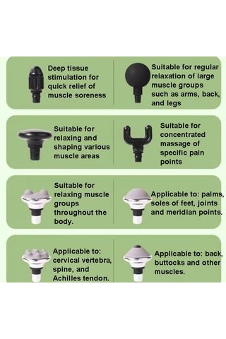 8 Masaj Başlığı, Taşınabilir Tip-c Derin Doku Şarj Cihazı Ve Ağrıyı Gidermek İçin Ayarlanabilir Sırt Masajı İle Çok Fonksiyonlu Plastik Masaj Tabancası Soluk Kırmızı