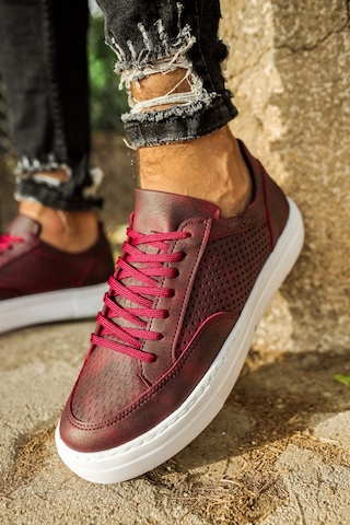 Mn015 - Cbt First Edition Erkek Ayakkabı Bordo Bordo