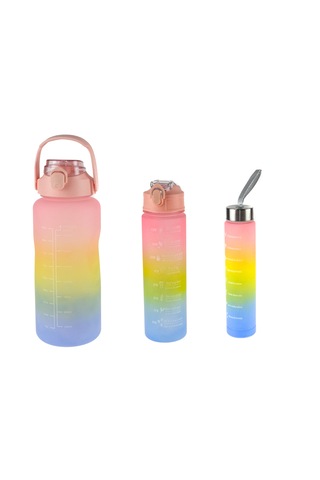 Matara Üçlü Set 2000 Ml 900 Ml 300 Ml Pembe
