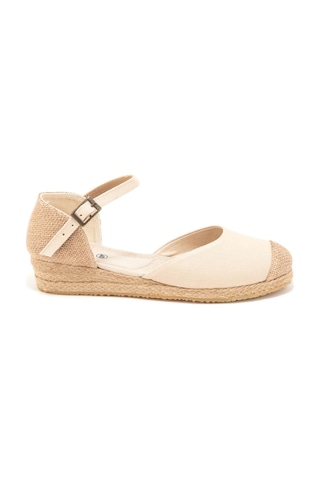 Star Tombis Gerçek Elişi Hasır Jüt Bantlı Günlük Kız Çocuk Espadril Handmade Açık Bej