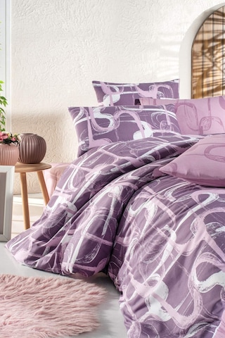 Newhome Ranforce Troy Pembe Çift Kişilik Nevresim Takımı