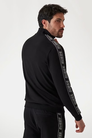 Guess Erkek Fermuarlı Sweatshirt Z2yq12k6zs1 Siyah
