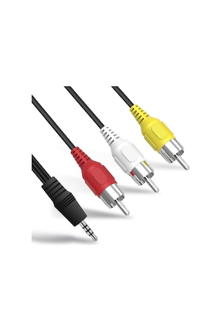 Px-4824 3.5 Mm Stereo To 3 Rca Dişi Tos Çevirici Dönüştürücü Ses/görüntü Kablosu, 3.5mm To Rca Görüntü Akt