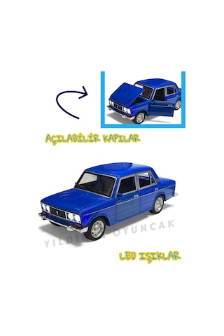 Sesli Led Işıklı Açılabilir Kapılar 18 Cm Klasik Sedan Araba-koleksiyonluk Klasik Sedan Marka Araba