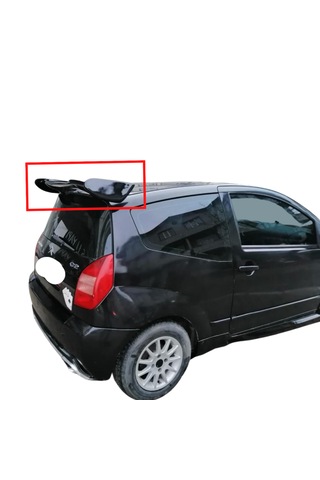 Citroen C2 Büyük Dtm Spoiler Boyasız - Astarlı