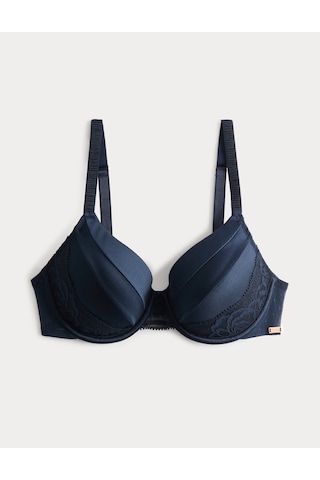 Marks & Spencer Dantel Detaylı İpek Full Cup Sütyen T81006470F Lacivert