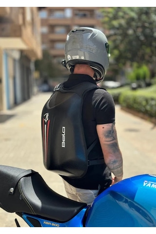 Bela Road Runner 2.0 Suya Dayanıklı Motosiklet Sırt Çantası Siyah