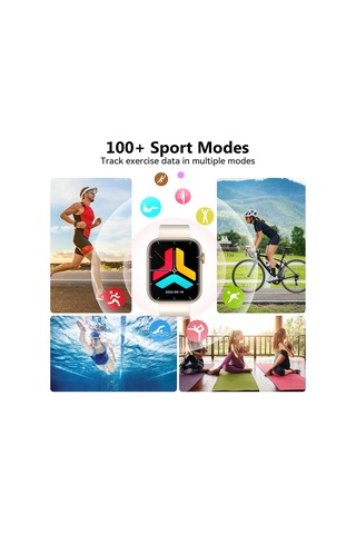 Jeemson 1.85" Ekran Ip67 Su Geçirmez Akıllı Saat (İthalatçı Garantili)