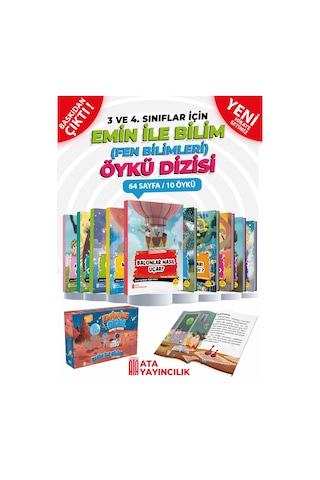 Emin İle Bilim Fen Bilimleri Öykü Dizisi 3 Ve 4. Sınıflar