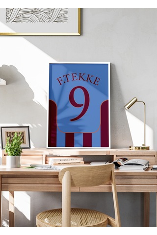 F.tekke 9 Poster Tablo Beyaz Çerçeveli